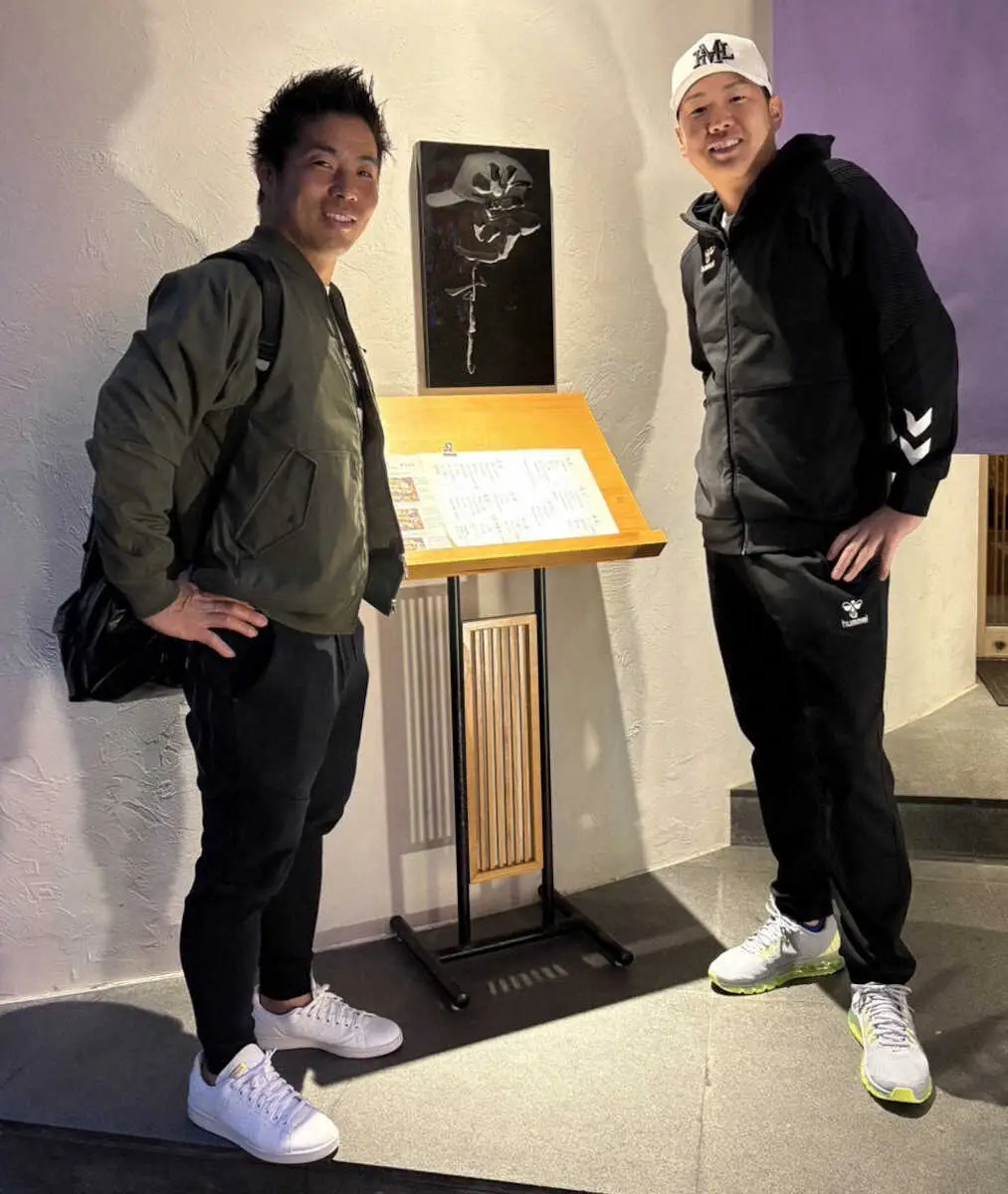 【画像・写真】阪神・西勇のリフレッシュ方法とは…沖縄県那覇市のいきつけのお店での海鮮料理とF1観賞