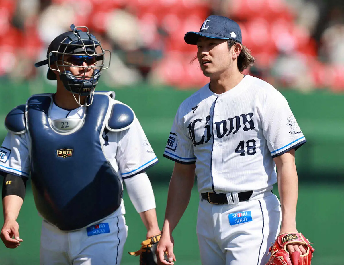 【画像・写真】西武の開幕投手・今井達也が初対外試合で3回6K無失点　最速156キロも「6、7割ぐらい」