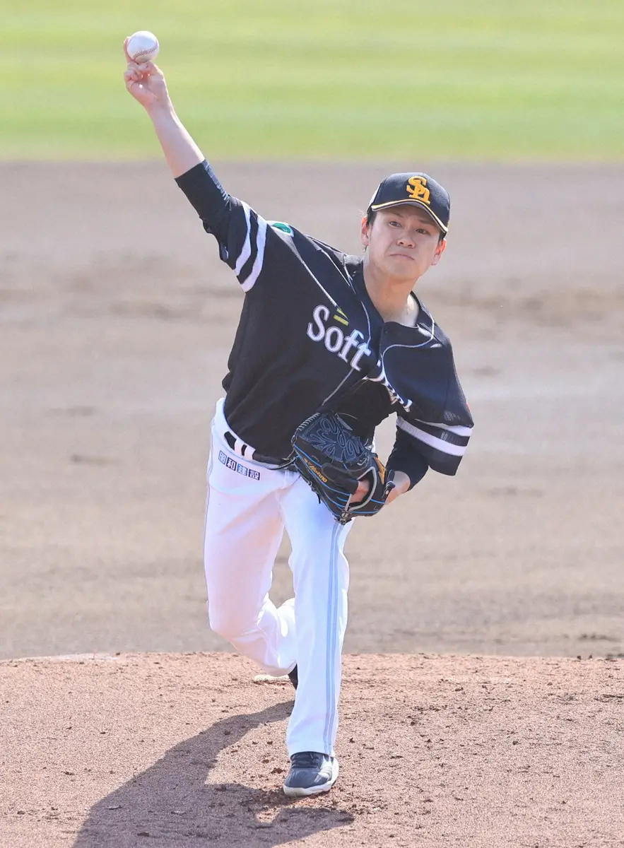 【画像・写真】ソフトバンクの先発候補・伊藤優輔が3月2日の練習試合・ロッテ戦で対外試合2度目の先発へ