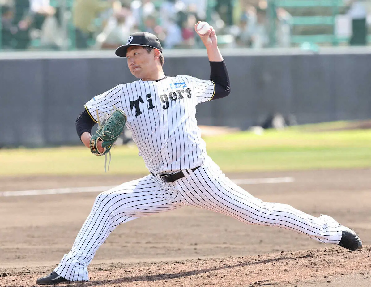 【画像・写真】阪神・岩崎　今春初ライブBPに登板　打者6人に安打性ゼロ「悪くなかった」　