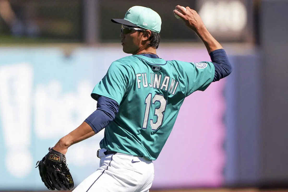 【画像・写真】マリナーズとマイナー契約の藤浪晋太郎　OP戦2試合目は1回持たずの4失点KO降板　3与四死球の大乱調