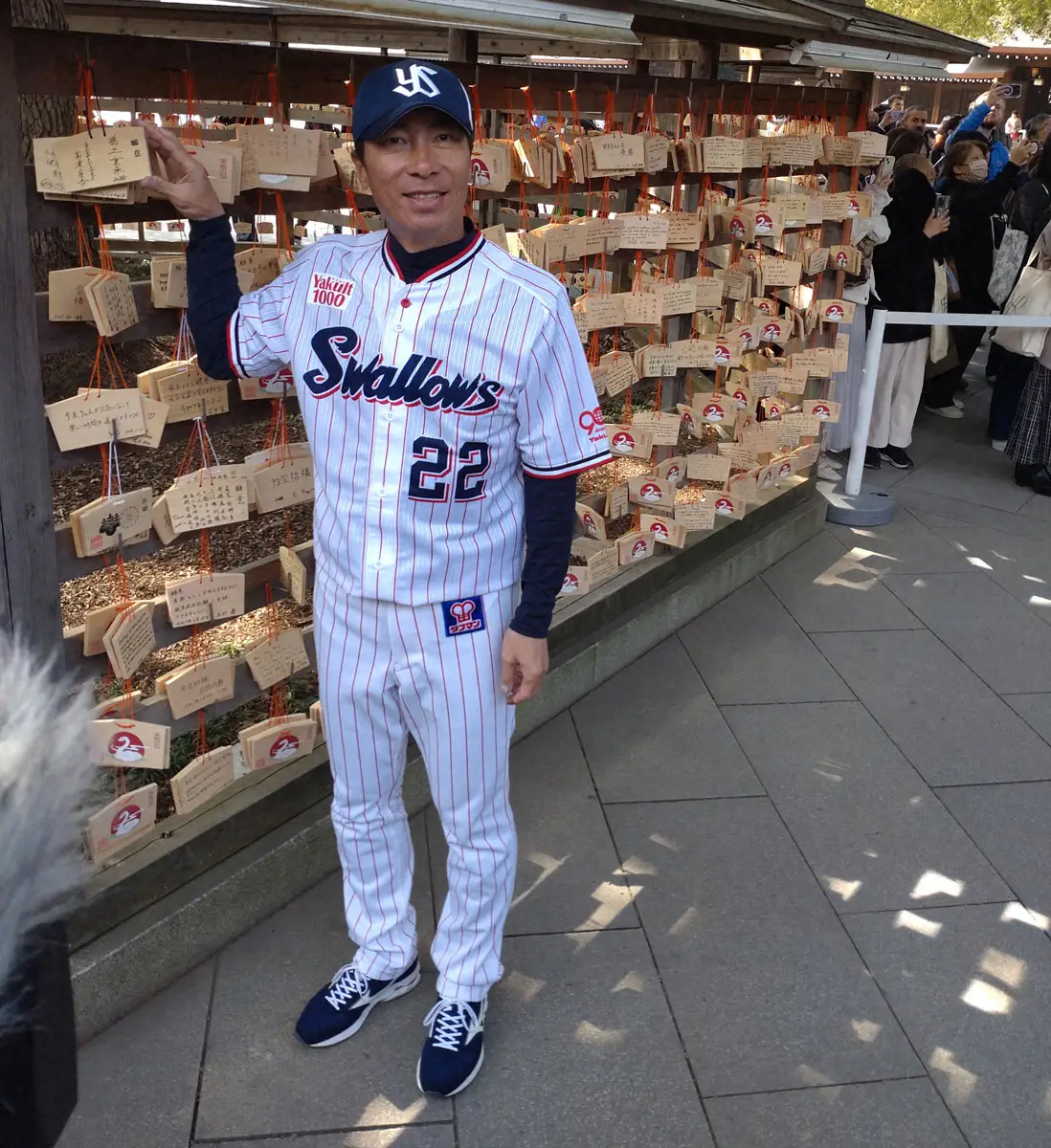 【画像・写真】ヤクルトが明治神宮で必勝祈願　高津監督「もう勝つこと以外考えていません」