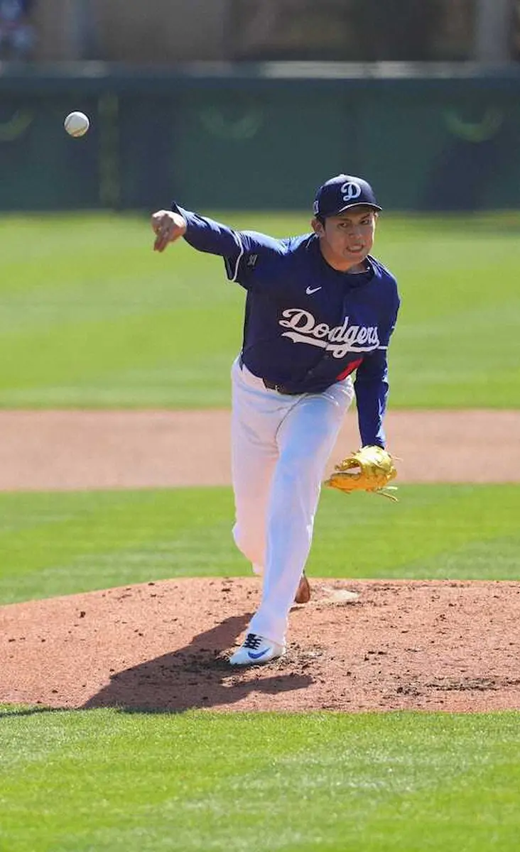 【画像・写真】ドジャース・佐々木　初OP戦は5日レッズ戦が有力　ロバーツ監督「可能性ある」と語る