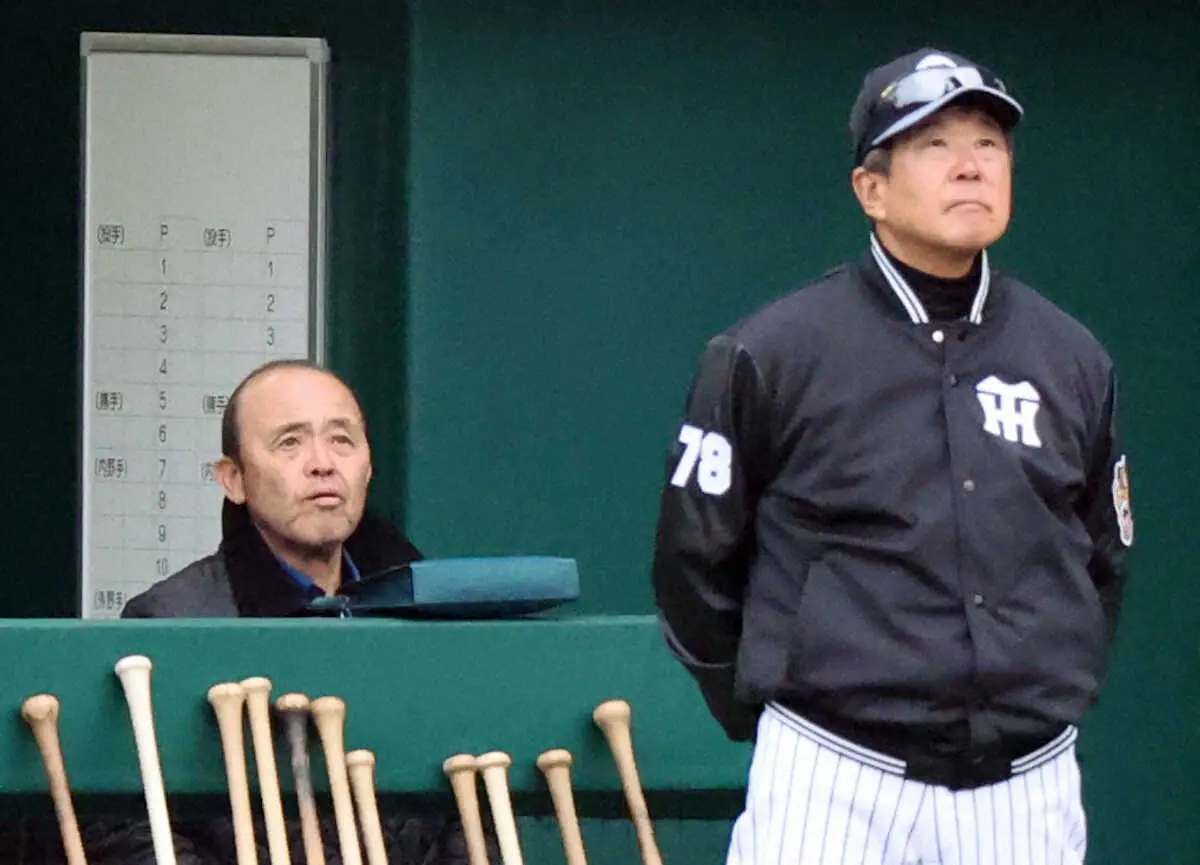 【画像・写真】阪神・平田2軍監督が必勝宣言「やるからには勝つ」　1日、尼崎の新2軍本拠地で「歴史的」初陣