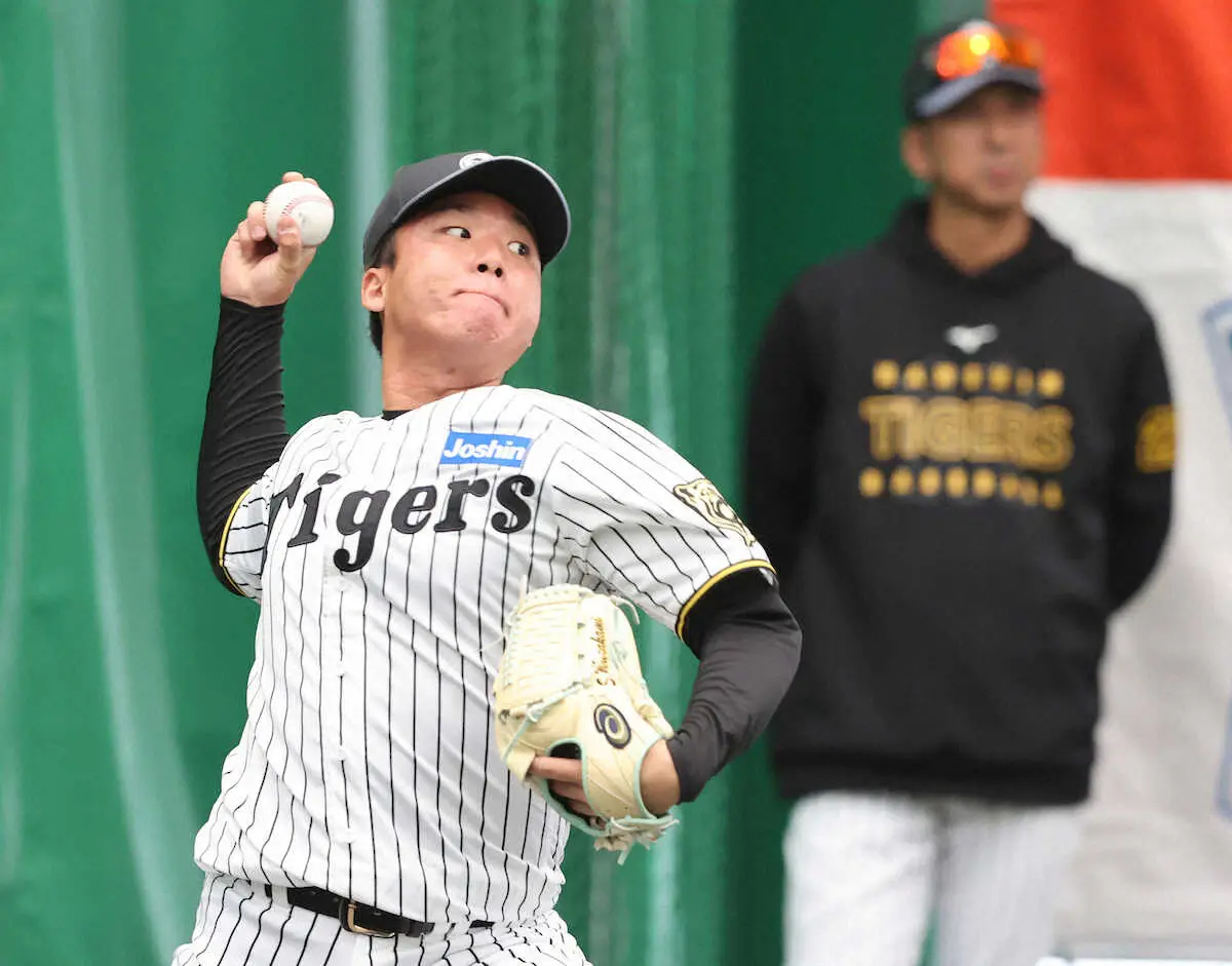 【画像・写真】春季C投げ込み王の阪神・村上　宜野座トップの計786球！開幕から「才木と2人で引っ張っていく」