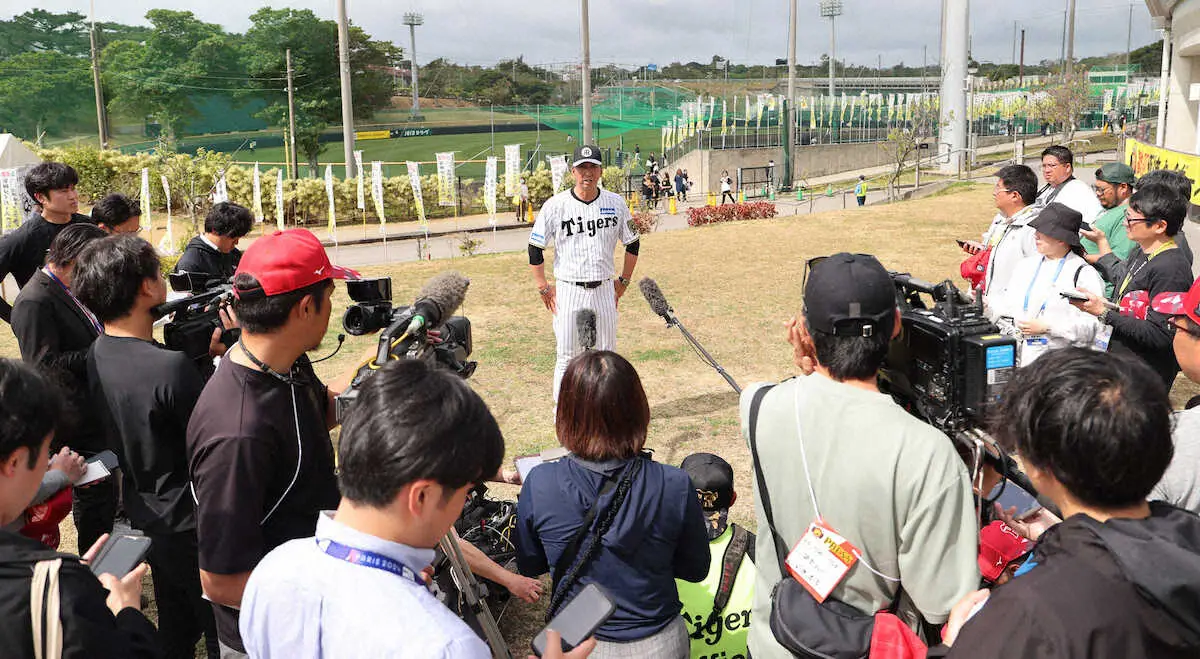 【画像・写真】【内田雅也の追球】藤川新監督の時間感覚　「毎日楽しいですよ」と言う真意とは