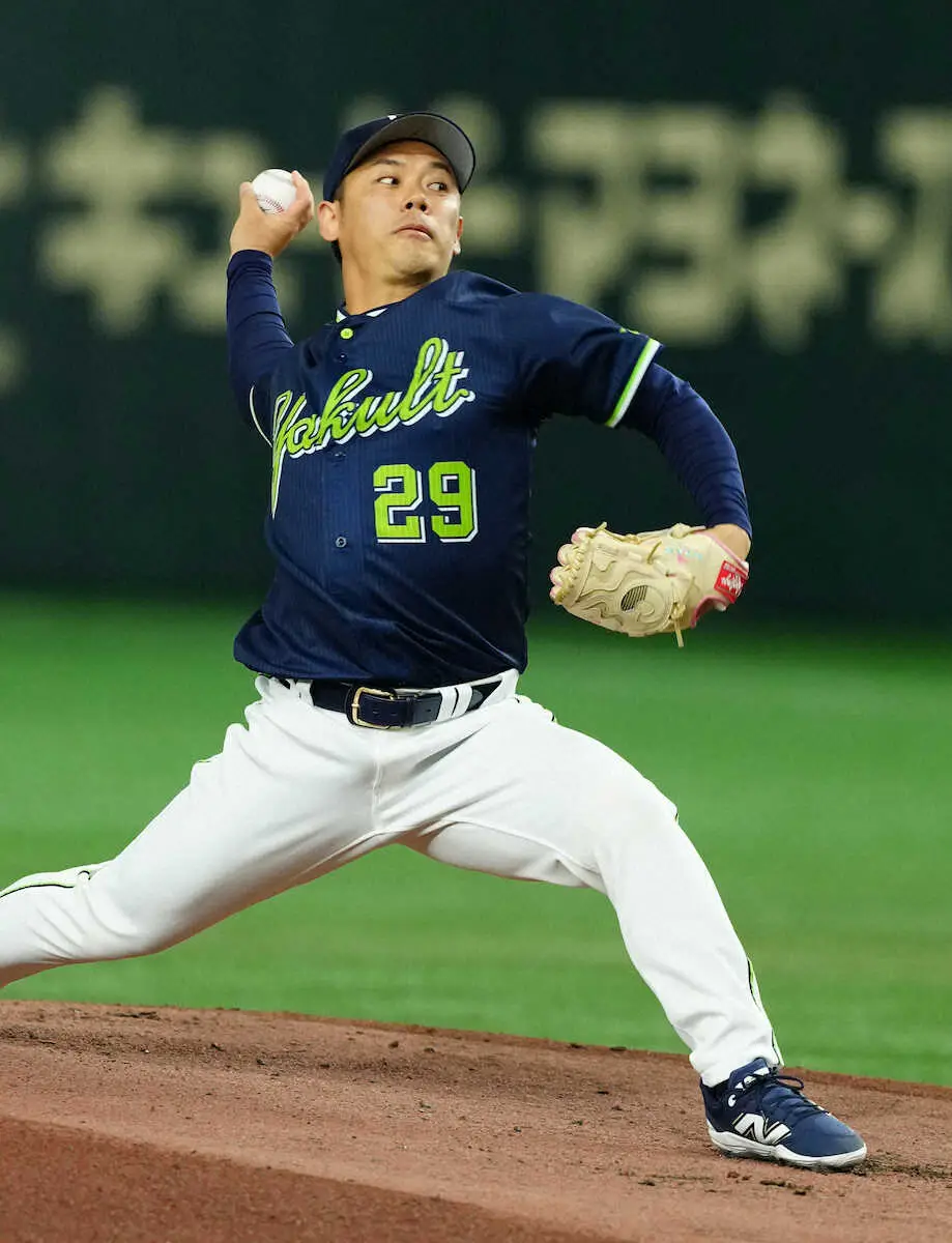 【画像・写真】ヤクルト　巨人戦に先発の小川泰弘は3回2安打1失点で4K　「打者との間合いを確認しながら投げられた」