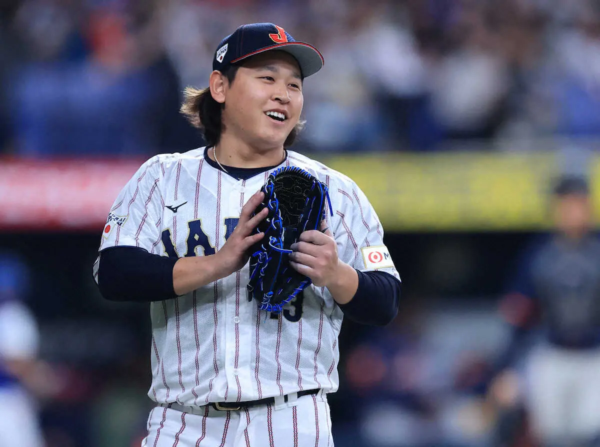 【画像・写真】【侍ジャパン】宮城大弥が貫録の3回完全　最速151キロで4奪三振　チーム唯一のWBC戦士の力を証明