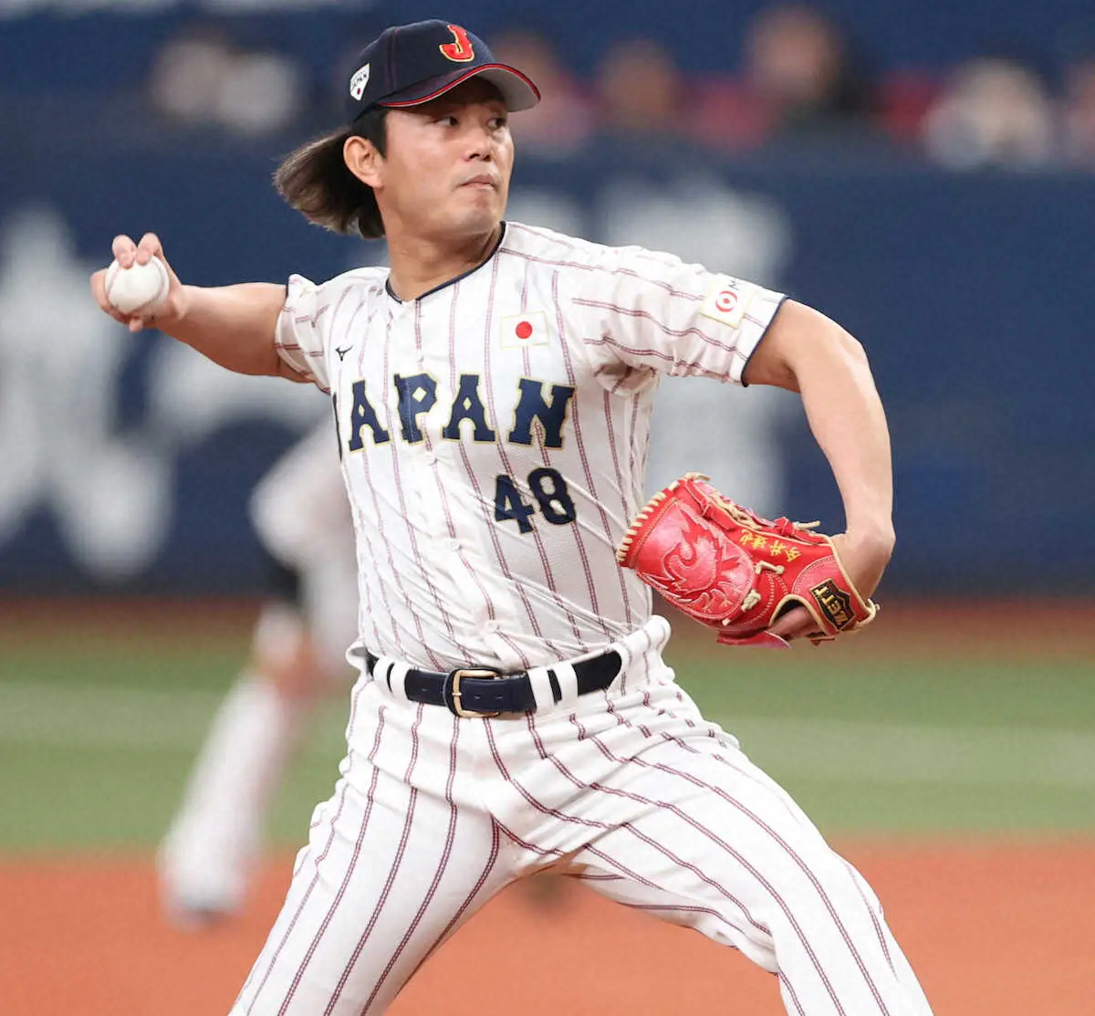 【画像・写真】侍・今井　2回零封、158キロマーク！来年のWBCへ「球界を代表してプレーすることは経験してみたい」