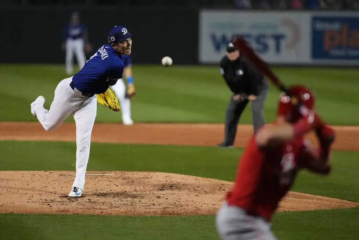 【画像・写真】大リーグ公式サイトがナックル並みのスピン量など佐々木のスプリットが一味違う理由を3つの要素から分析