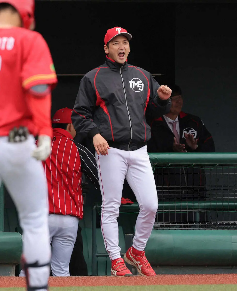 【画像・写真】大谷翔平の兄・大谷龍太監督がスポニチ大会で初陣1勝　「選手が主役」も「ホッとしてます」