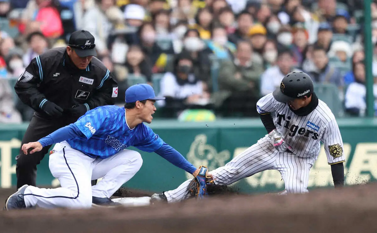 【画像・写真】阪神・小幡、好守からリズム！好打＆好走塁で先制に成功