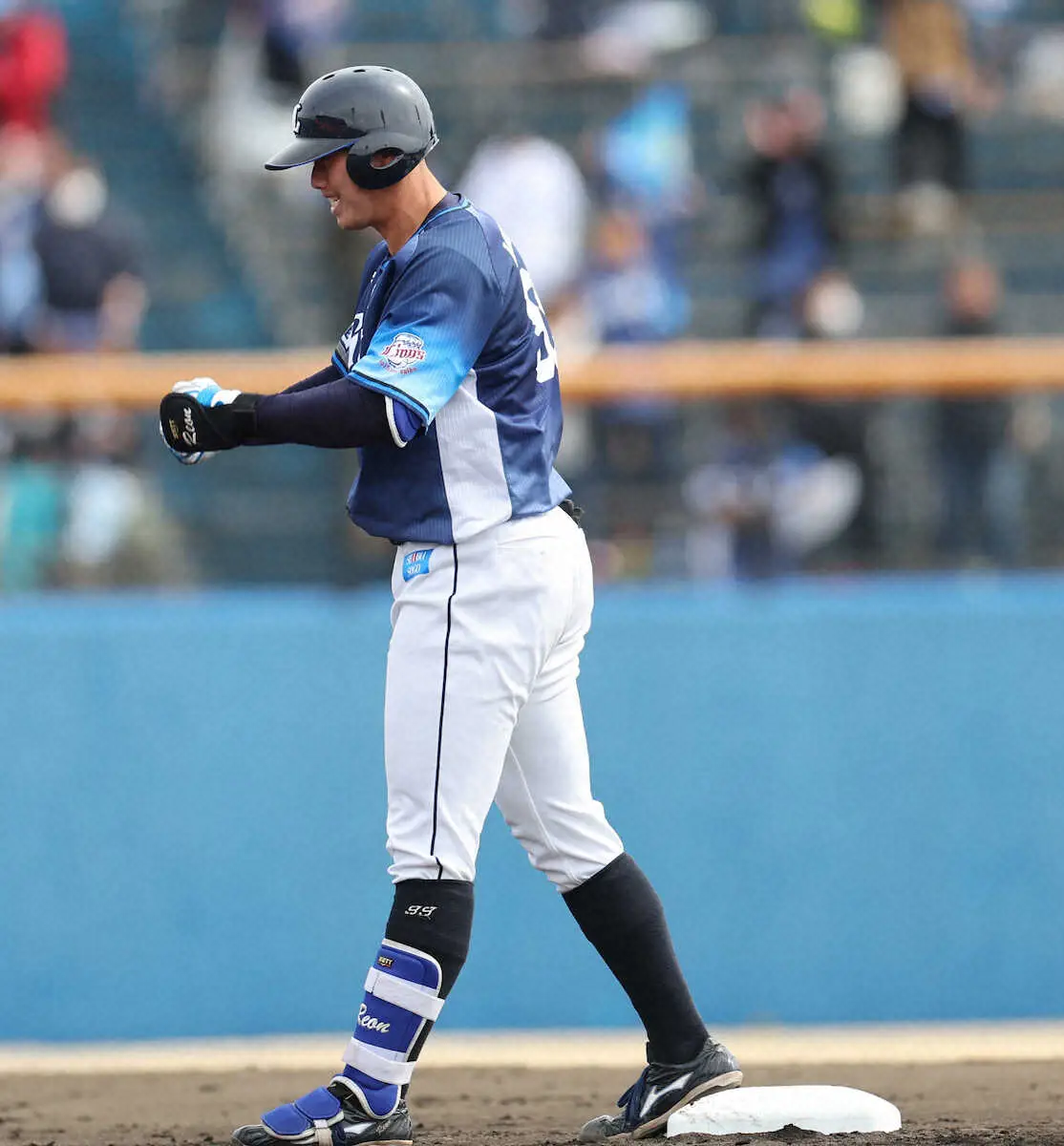 【画像・写真】西武の新「代役4番」村田怜音　開幕投手の楽天・早川から先制二塁打