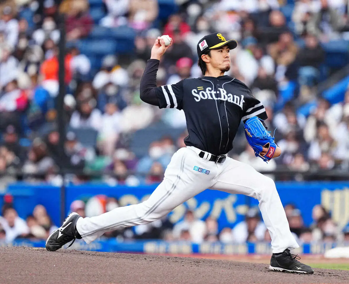 【画像・写真】ソフトバンク・上沢　開幕3戦目ロッテ戦の先発有力　好投に小久保監督ローテ入り「決まりです」