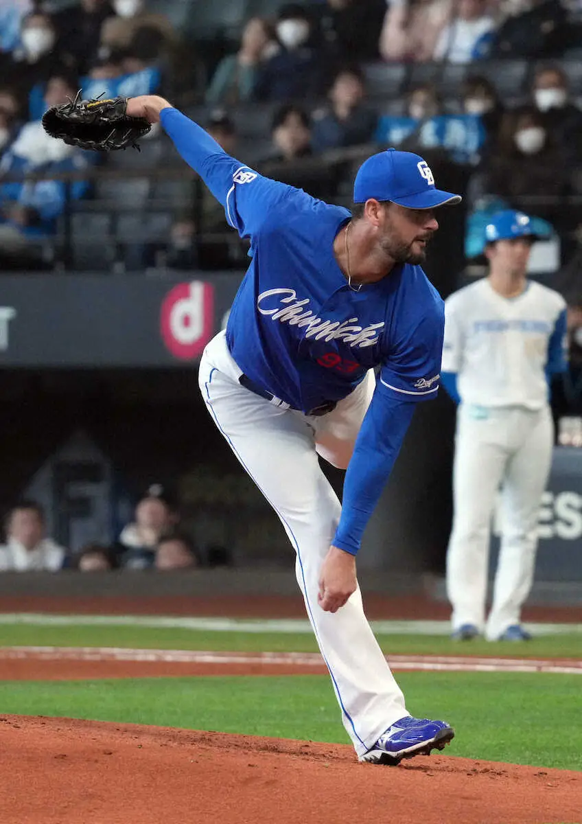 【画像・写真】中日・マラーに井上監督「合格点」　5回1失点で開幕ローテ当確に「中4日でも中5日でも投げる」