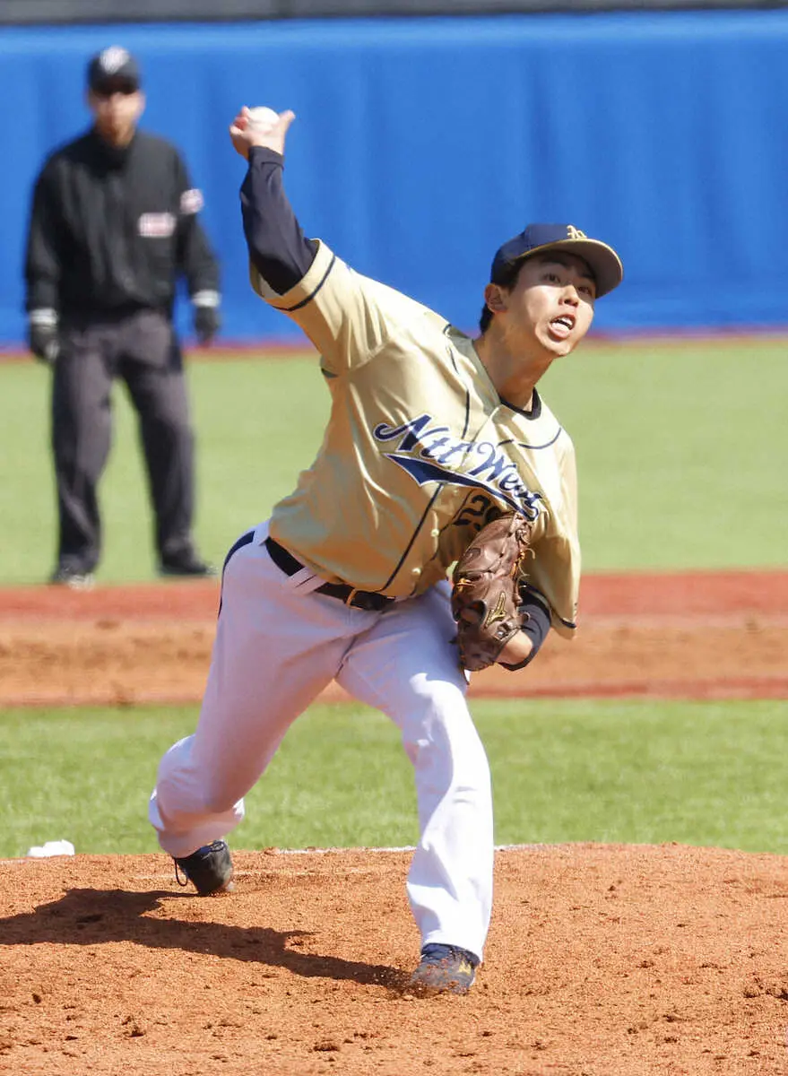 【画像・写真】NTT西日本が2連勝　田村、井沢が1安打完封リレー