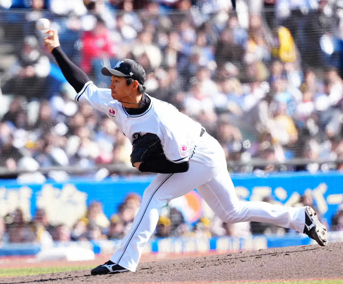 【画像・写真】ロッテ・唐川が3回無失点　吉井監督「都城スライダー。使えそうな球ができたかな」　