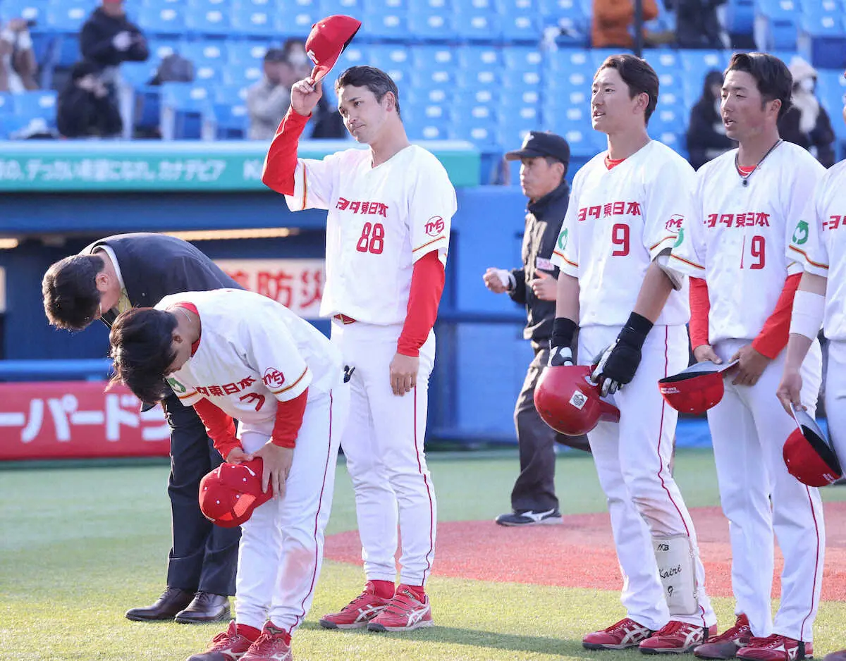 【画像・写真】トヨタ自動車東日本、大谷兄・龍太監督無念の予選敗退　無念の思いも「戦える手応えをつかんだ」