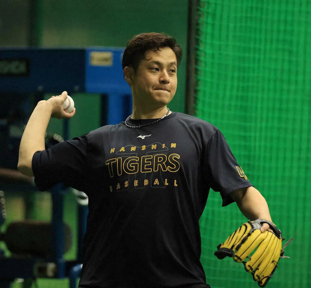 【画像・写真】阪神・大竹　リハビリ順調も開幕はアウト「間に合わない」金村投手コーチ明言　早期先発ローテ入りにはメド