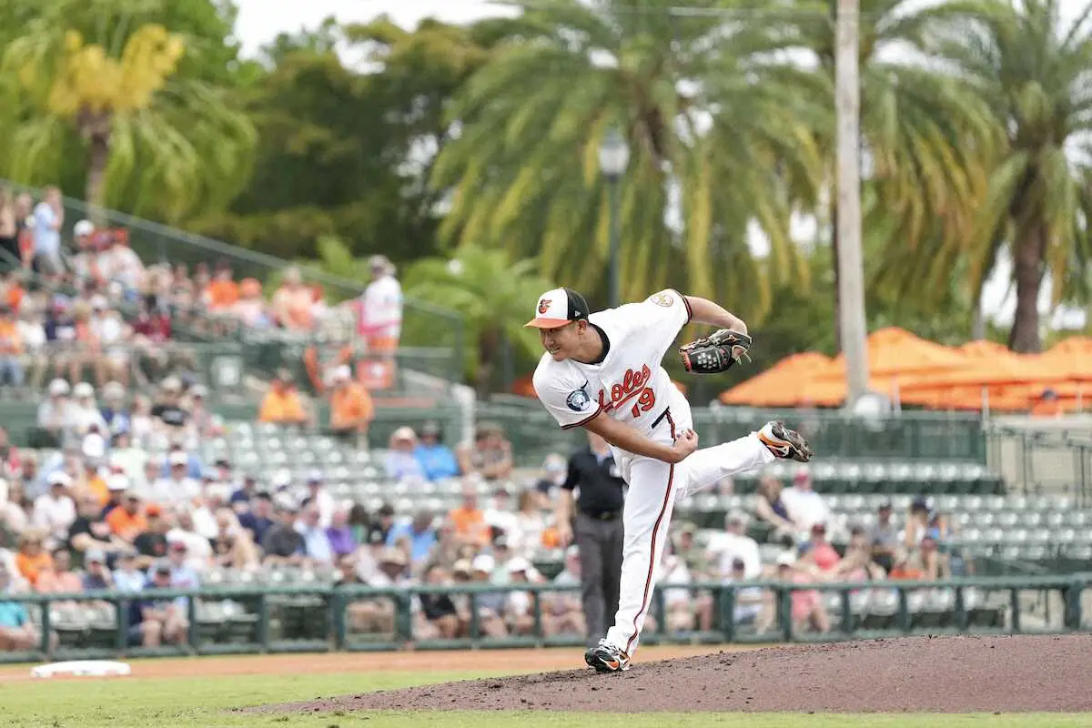 【画像・写真】オリオールズ・菅野が3回完全　開幕ローテ前進5KでOP戦初勝利「手応えのある投球ができた」