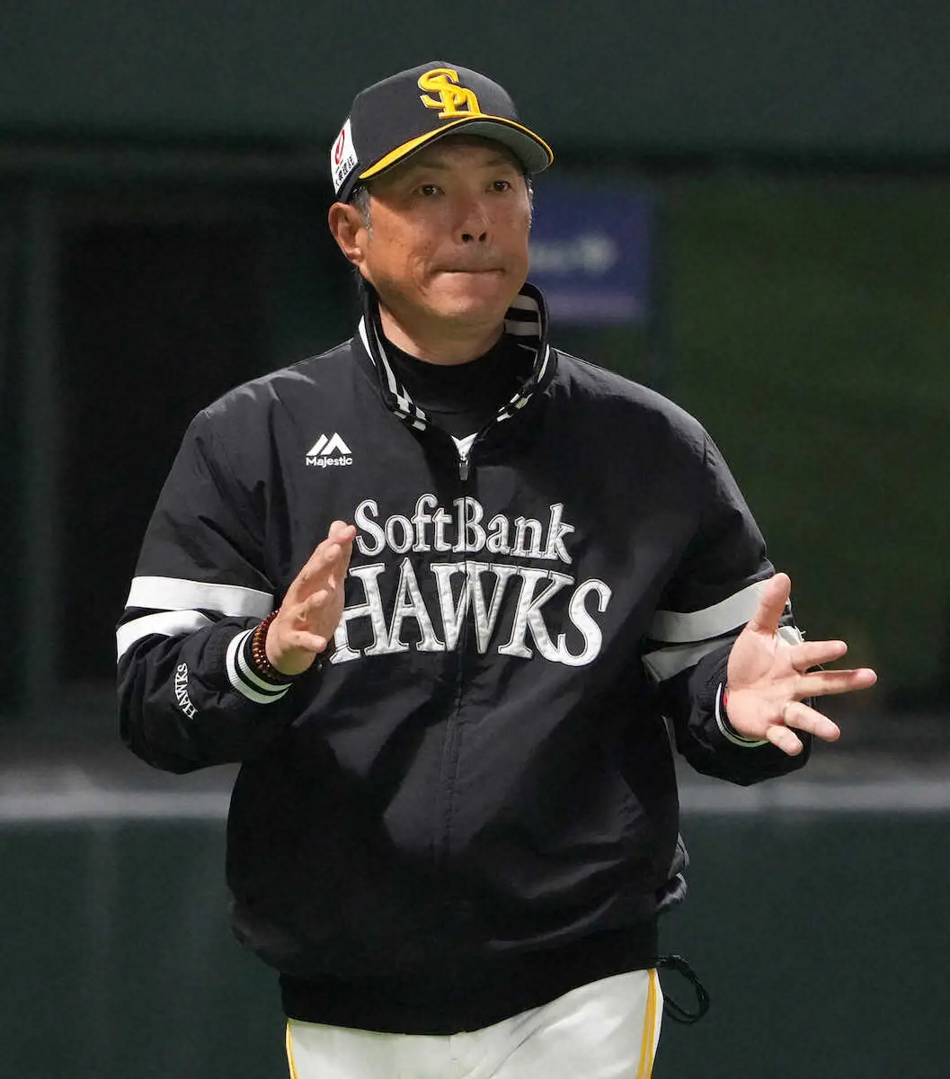 【画像・写真】ソフトバンク・小久保監督が笹川、渡辺陸、ドラ2・庄子、浜口、田浦の2軍降格を明言