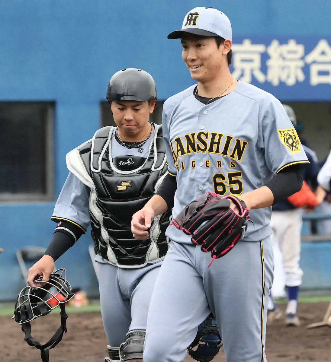 【画像・写真】阪神・湯浅　教育リーグに登板し1回1失点　149キロを2球計測　平田2軍監督「一つずつ階段を…」