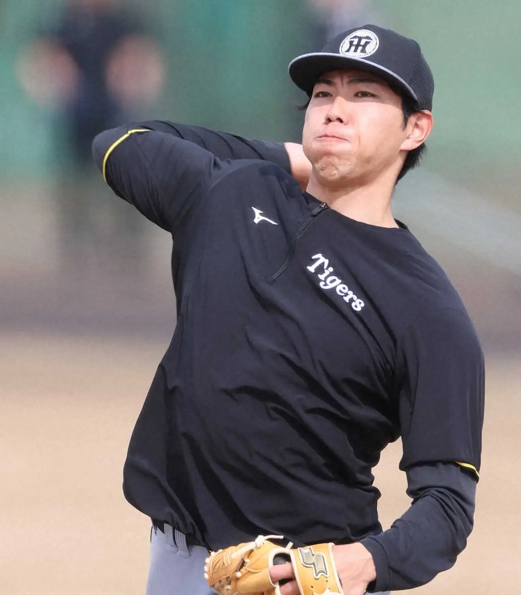 【画像・写真】阪神・工藤　下克上ピッチで大谷斬りだ「いい経験と思って投げる」　育成出身右腕が世界一打線封じへ