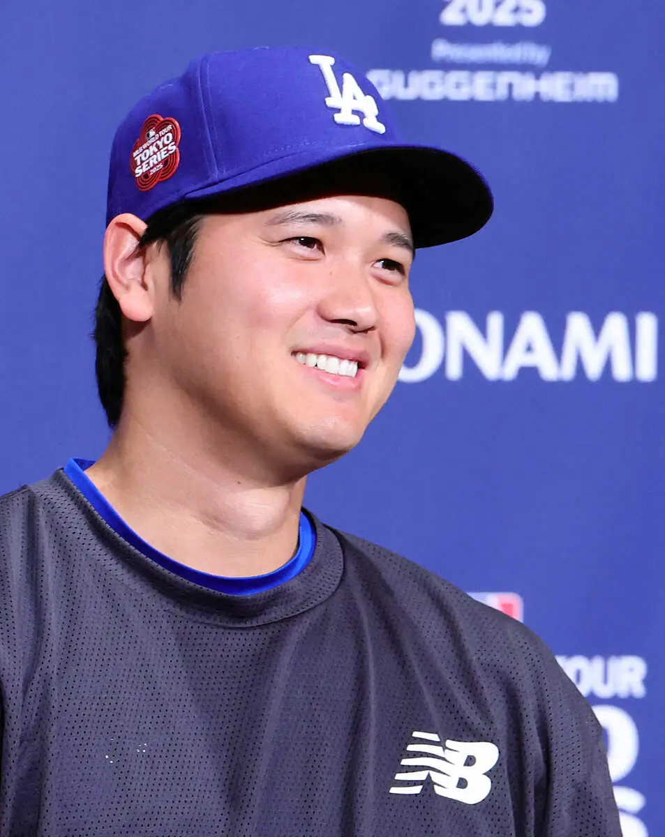 【画像・写真】ドジャース・大谷　公式練習で1万人大歓声！狙う開幕弾！「出せれば素直にうれしい」