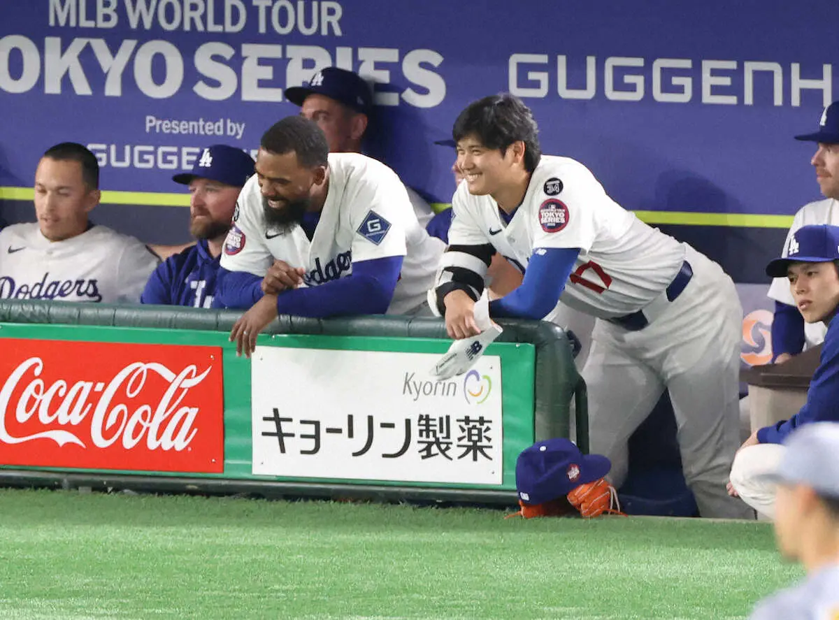 【画像・写真】大谷翔平　第2打席は中飛　2年前“膝付き弾”の才木に凡退続く　豪快な空振りに球場どよめき　