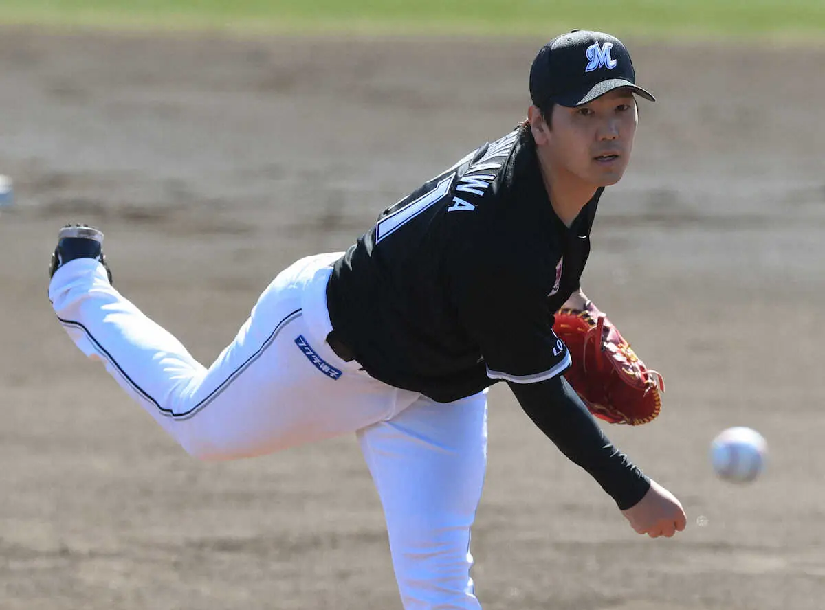【画像・写真】ロッテ石川柊太、あす18日楽天戦先発　新本拠地で初勝利を