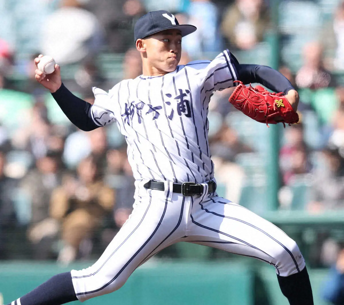 【画像・写真】【センバツ】柳ケ浦は35年ぶり白星ならず　中盤以降の逸機響く　鈴木監督「打力と走力を見直し」