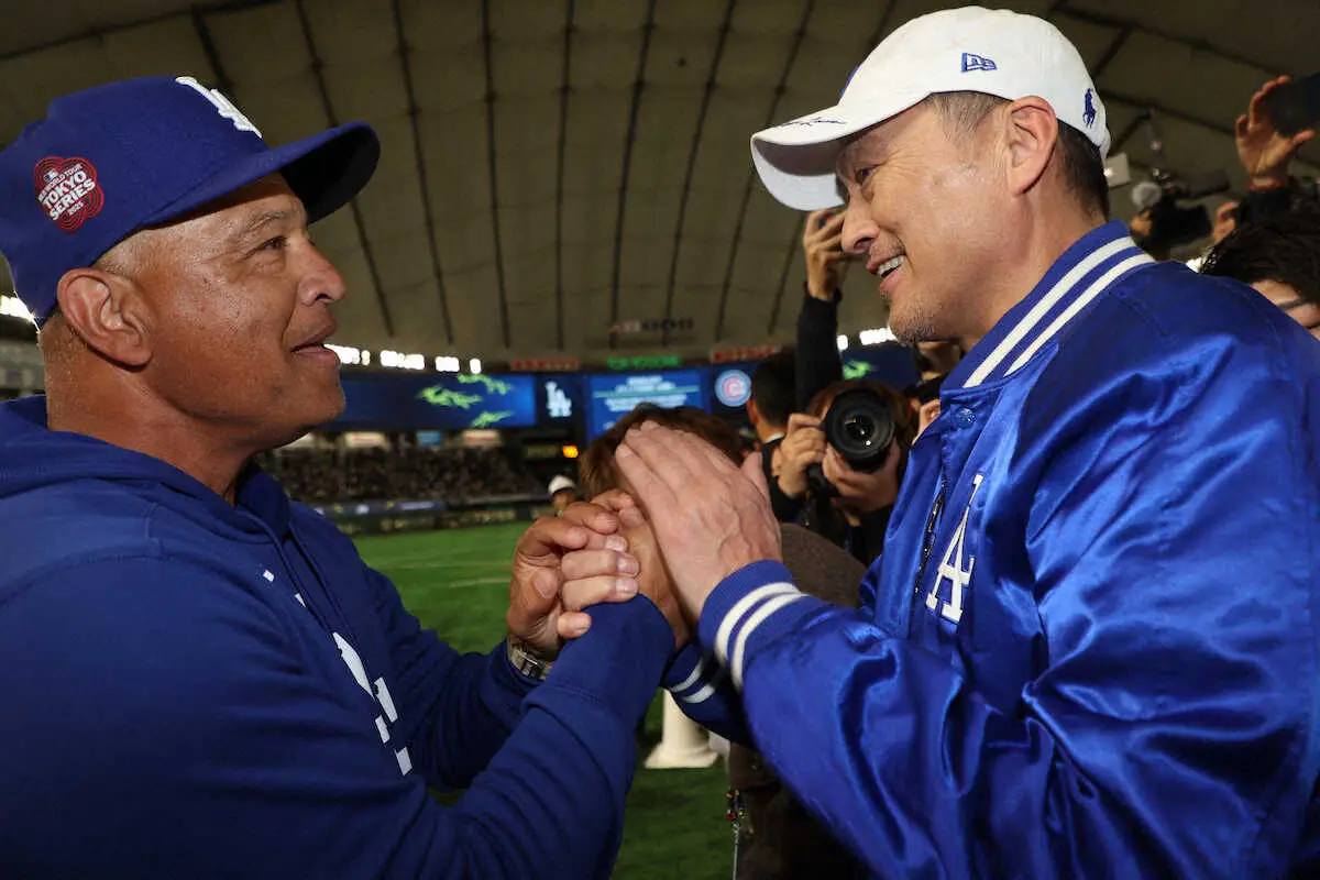 【画像・写真】渡辺謙も！ドジャース―カブス東京D開幕戦にはVIPがズラリ！CCサバシア氏やケン・グリフィー氏ら