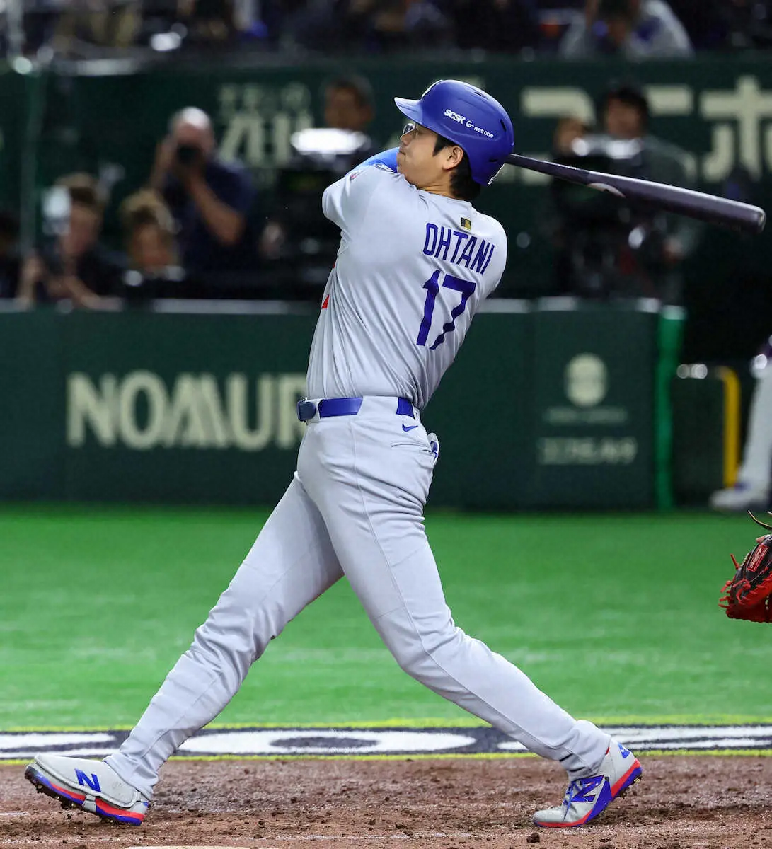 【画像・写真】大谷のチーム初安打で雰囲気ガラリ！5回にエドマンの同点打などで一挙3点　ドジャース逆転成功