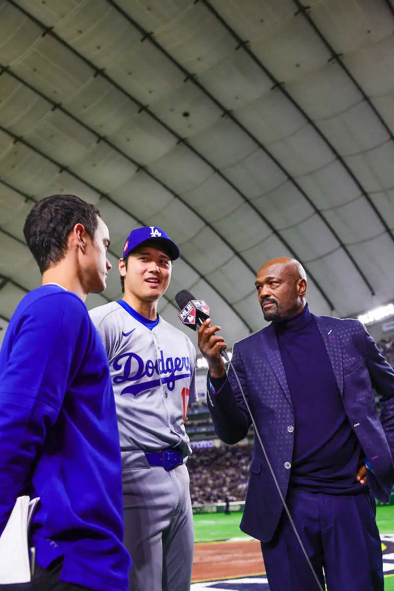 【画像・写真】【大谷翔平と一問一答】「珍しく緊張してるな」第1打席は力みも「勝ったことが全員の士気につながる」