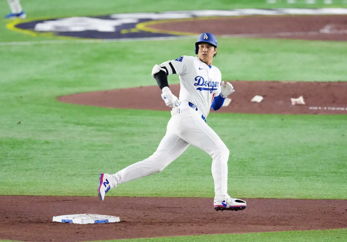 【画像・写真】大谷翔平は今季1号でドジャース連勝に貢献！凱旋2試合8打数3安打　米本土開幕へ最高のスタート