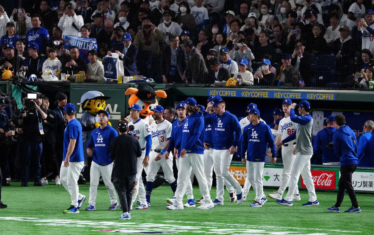 【画像・写真】ドジャースが連勝発進！大谷＆エドマン＆キケが一発攻勢　メジャーデビュー佐々木は3回1失点