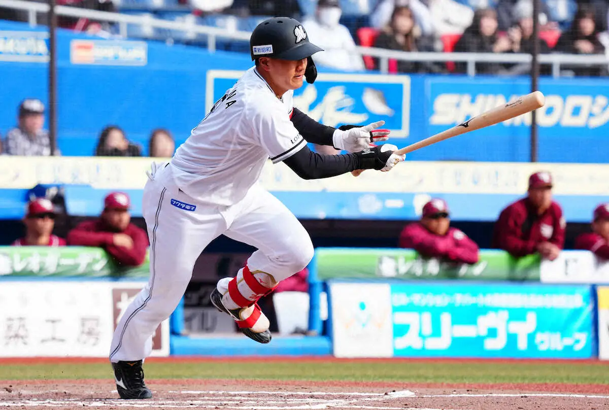 【画像・写真】“ドラ1対決”第1R　ロッテ・西川に軍配　OP戦10安打！楽天・宗山に並んだ