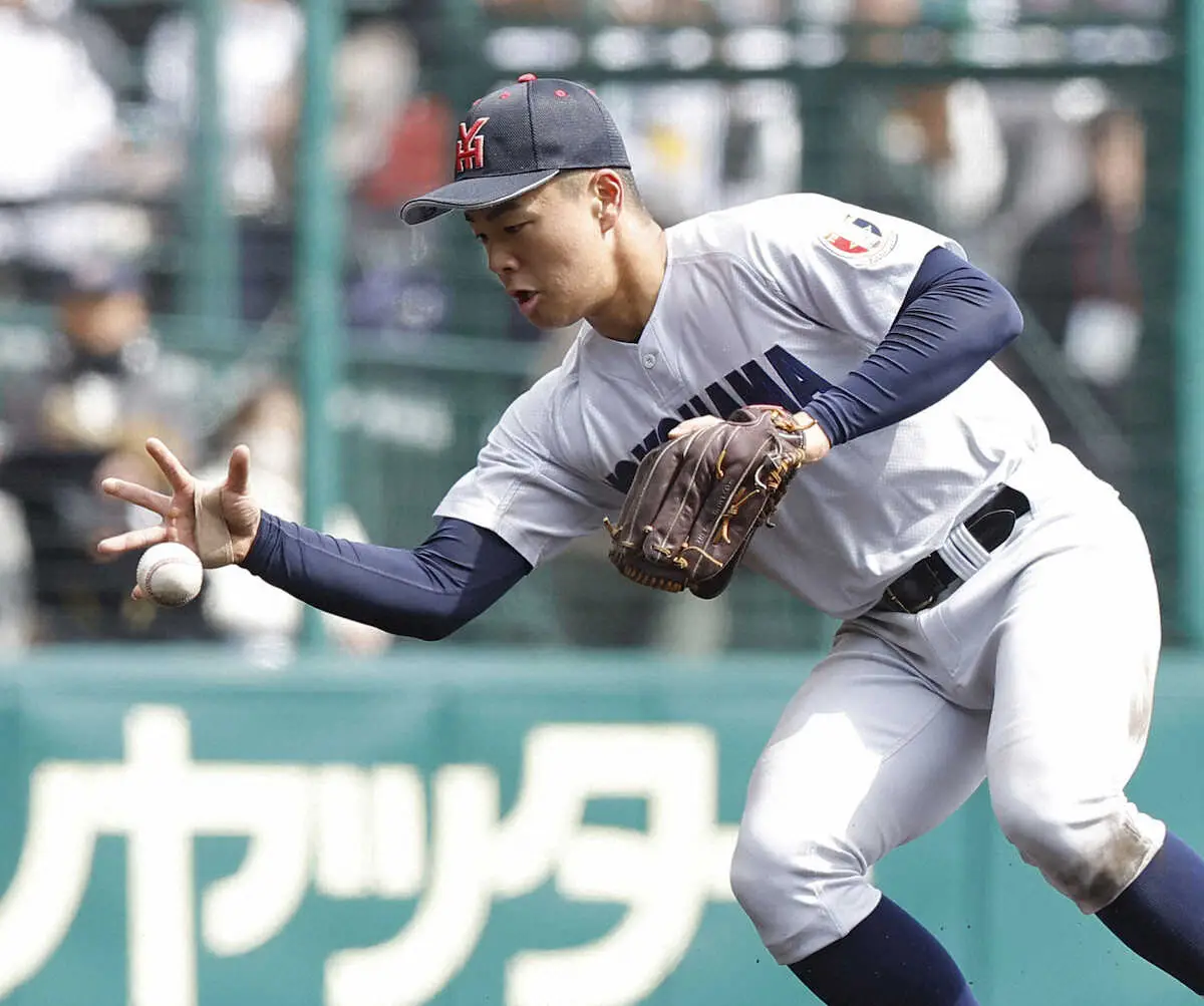 【画像・写真】【センバツ】横浜・為永　ピンチ救って勝利つかみ取った“素手キャッチ”