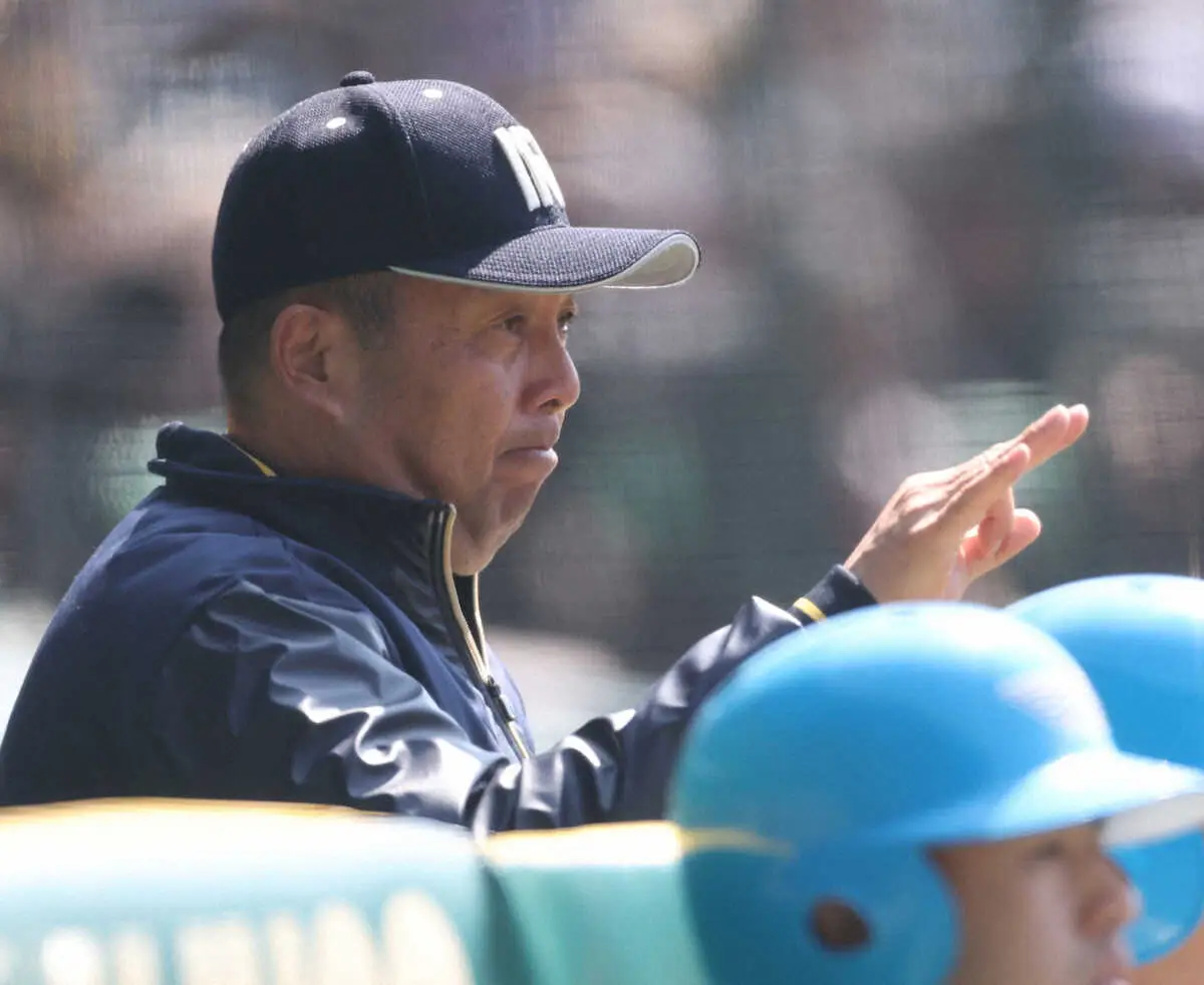 【画像・写真】西日本短大付がセンバツ初勝利　西村監督が高校時代の同期・新庄監督のマネをしたいところは…