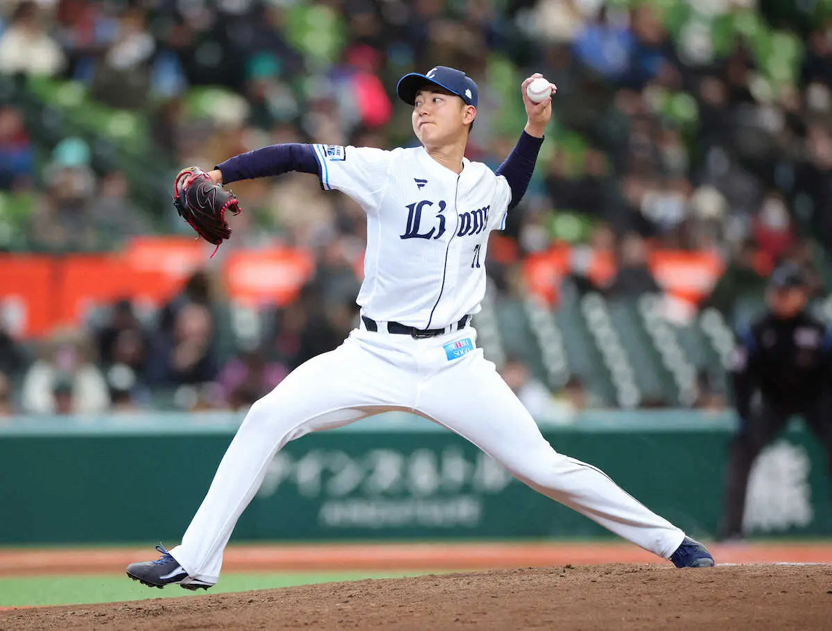 【画像・写真】西武・与座&菅井　開幕ローテ入り　西口監督が示唆！先発枠6人固まった