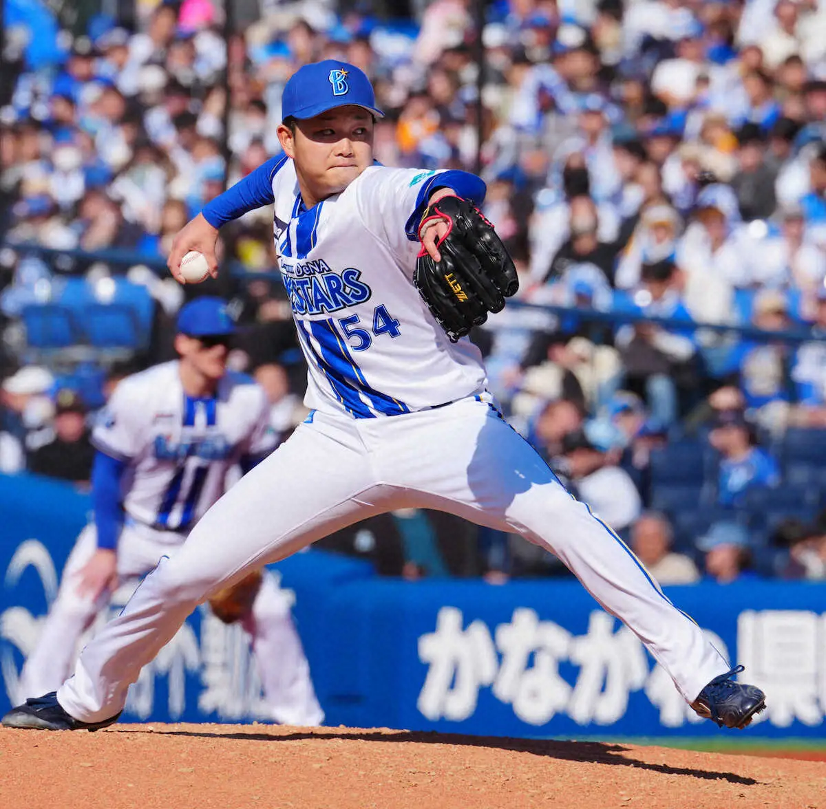 【画像・写真】＜オープン戦D・オ＞3番手の石田裕（撮影・島崎忠彦）　