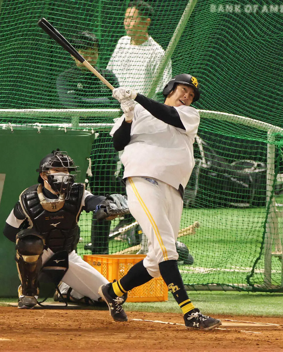 【画像・写真】ソフトバンク・柳田　センバツ出場の母校・広島商へ思いを込め、オープン戦1号を届ける