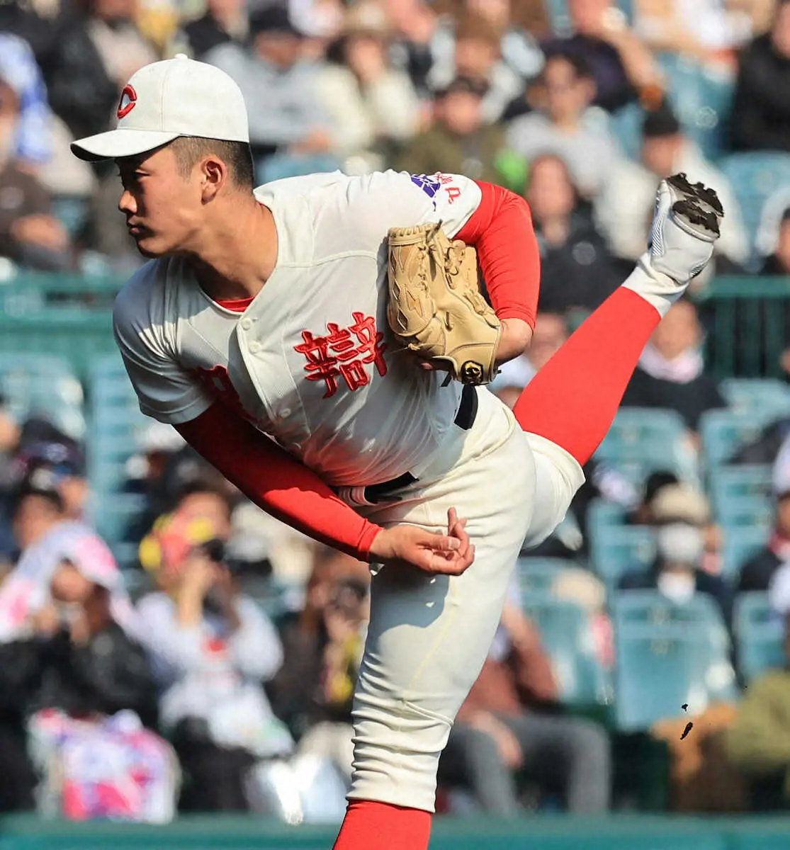 【画像・写真】智弁和歌山・渡辺颯人が90球完封“マダックス”達成「甲子園の借りは甲子園でしか返せない」