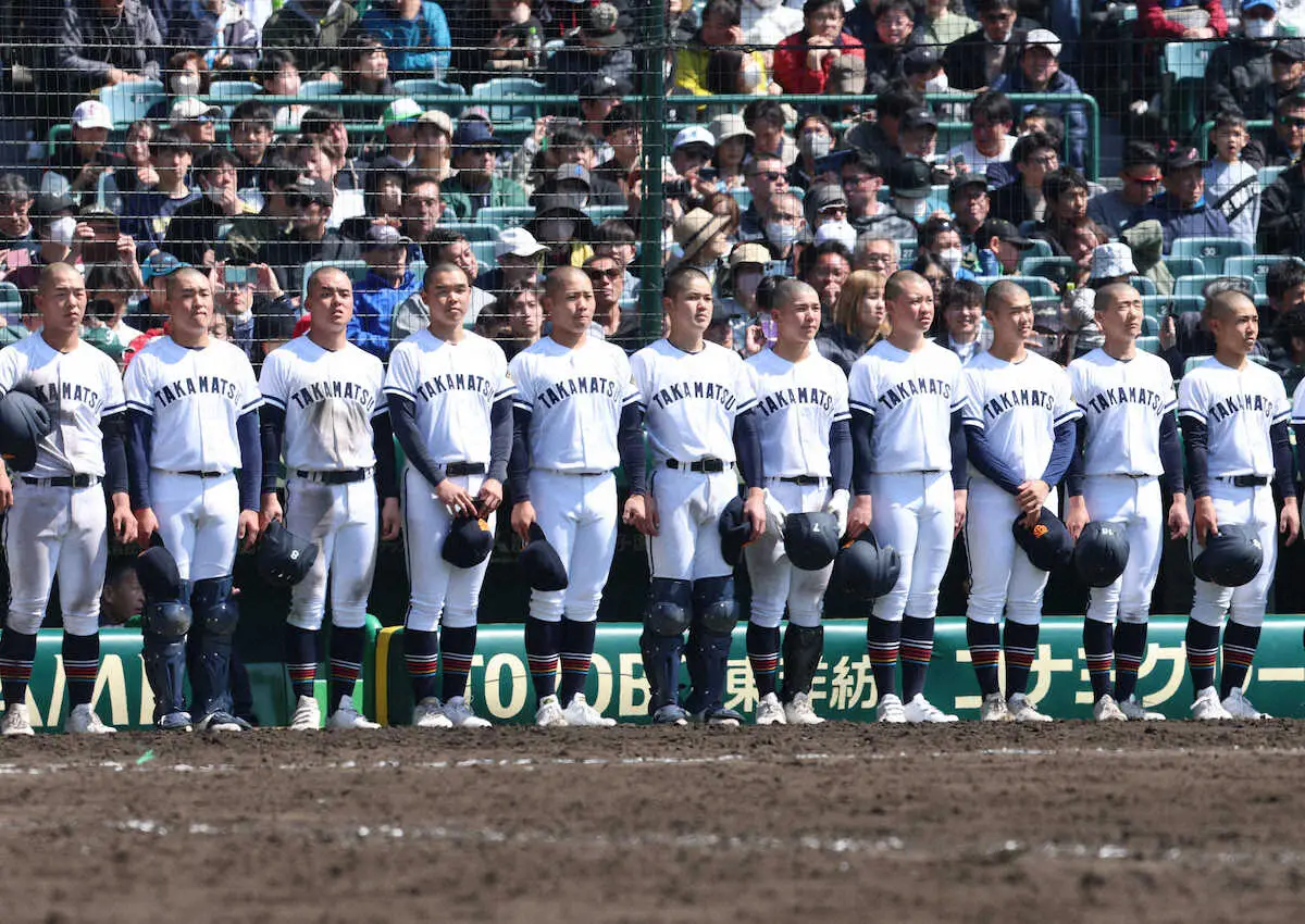 【画像・写真】【センバツ】高松商が初戦敗退　最速152キロ高橋友春は1/3回を3失点「マウンドは楽しめたけど…」