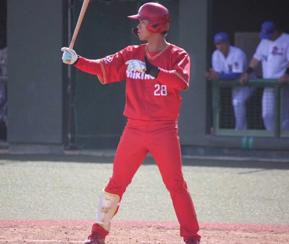 【画像・写真】定位置獲得を狙うミキハウス・深野