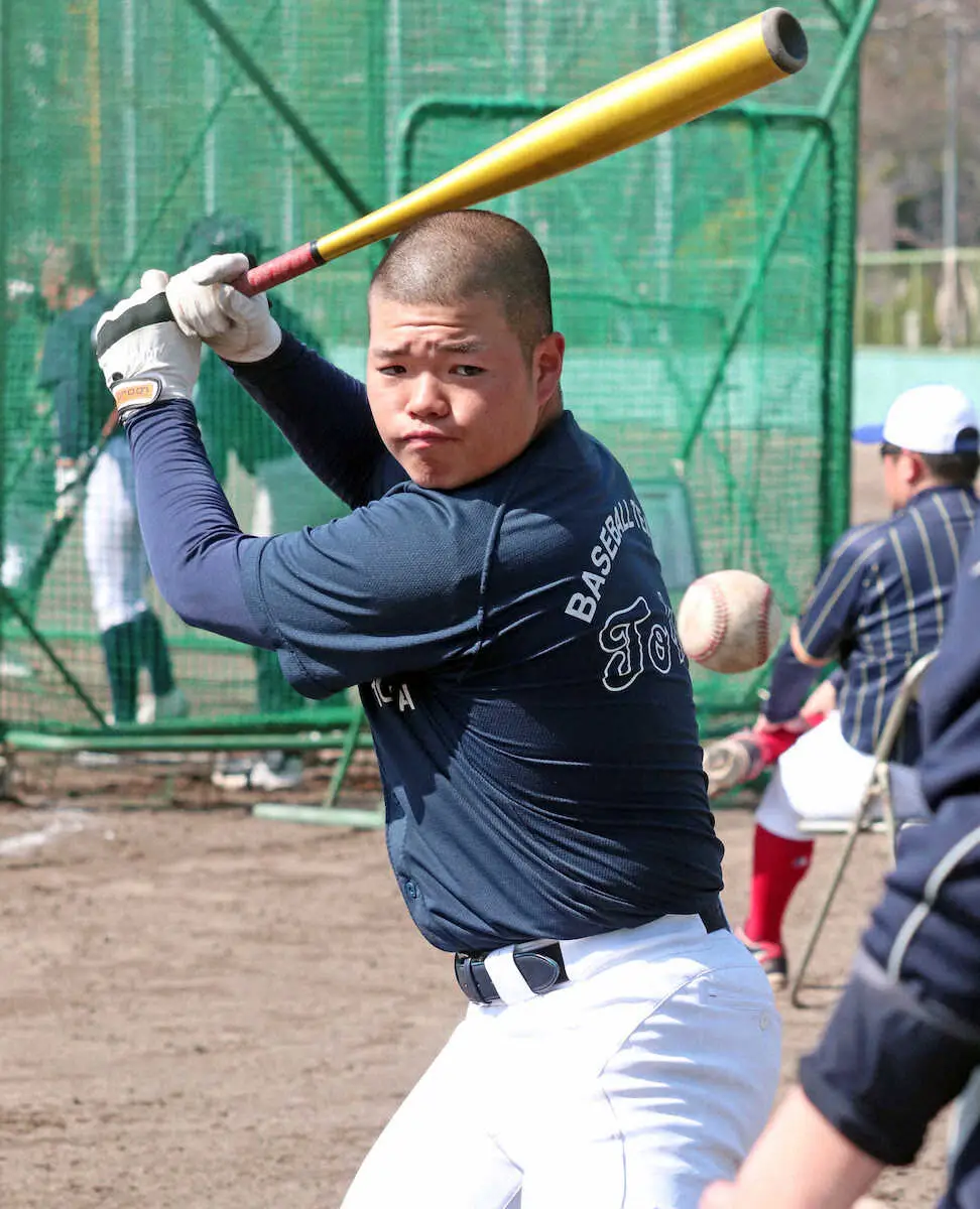 【画像・写真】【センバツ】東海大札幌の太田ツインズ弟・勝馬　“脱力打法”で初戦突破誓う！