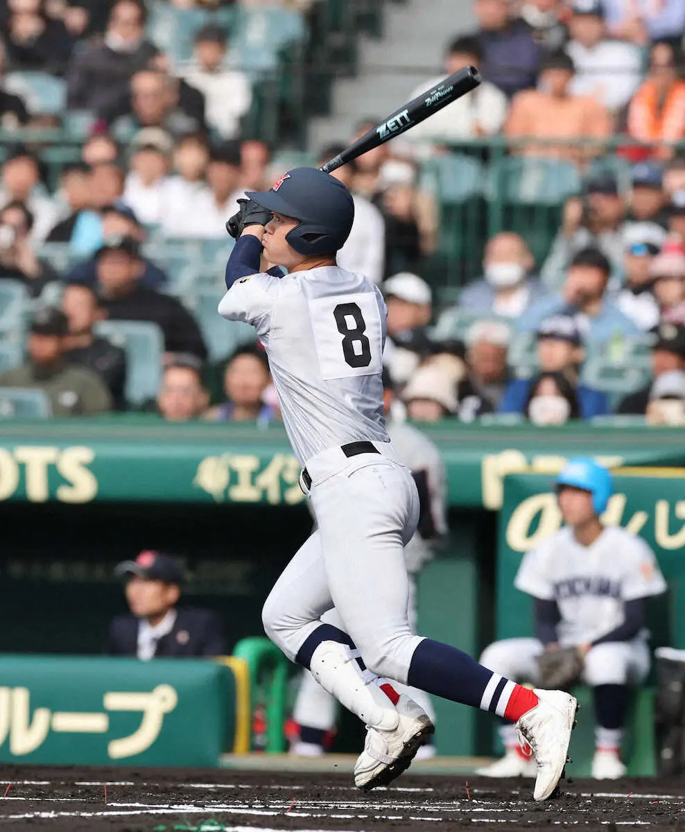【画像・写真】【センバツ】横浜13年ぶり8強！　沖縄尚学との打撃戦制す　主将の阿部葉が初回3ラン　継投で逃げ切り