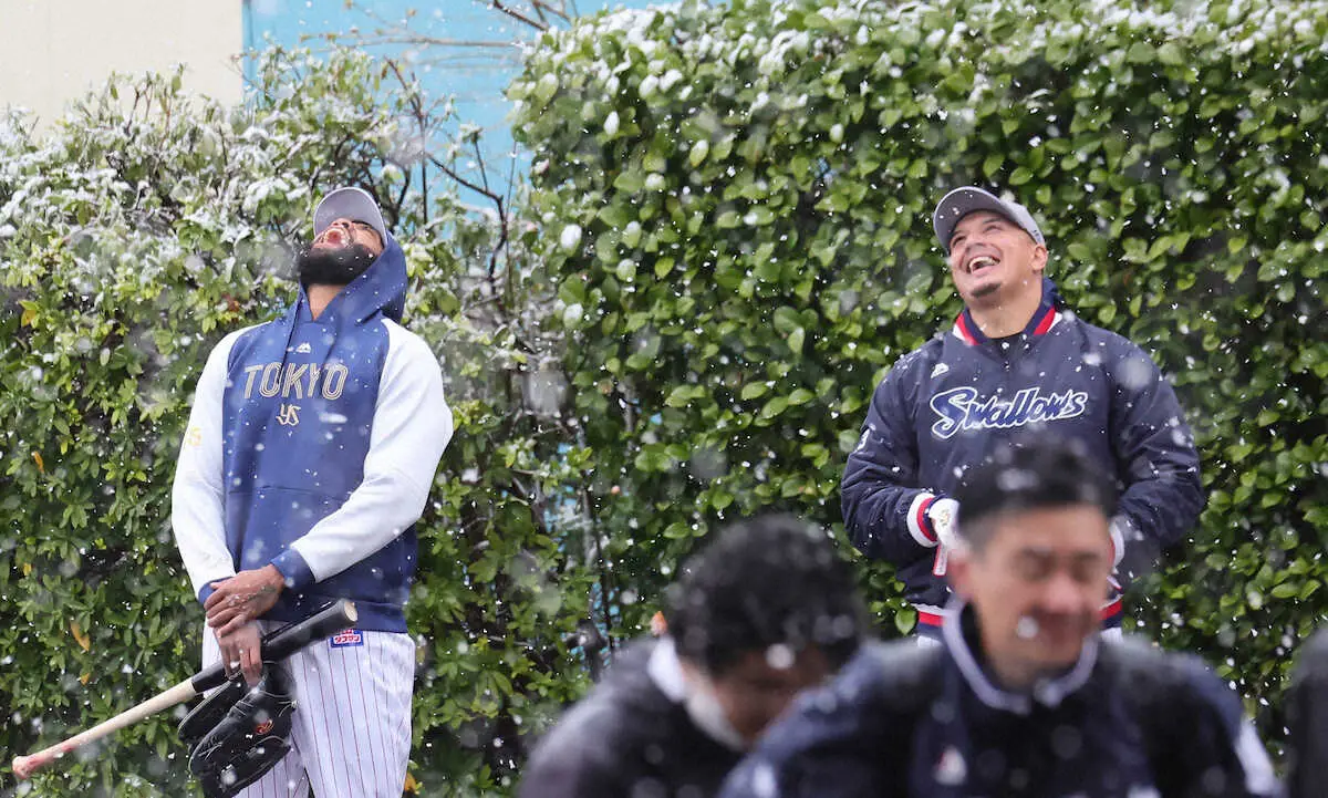 【画像・写真】巳年はヤクルト助っ人が本塁打王に…ジンクス聞いたサンタナ苦笑い　村上宗隆に勝つのは「難しい」