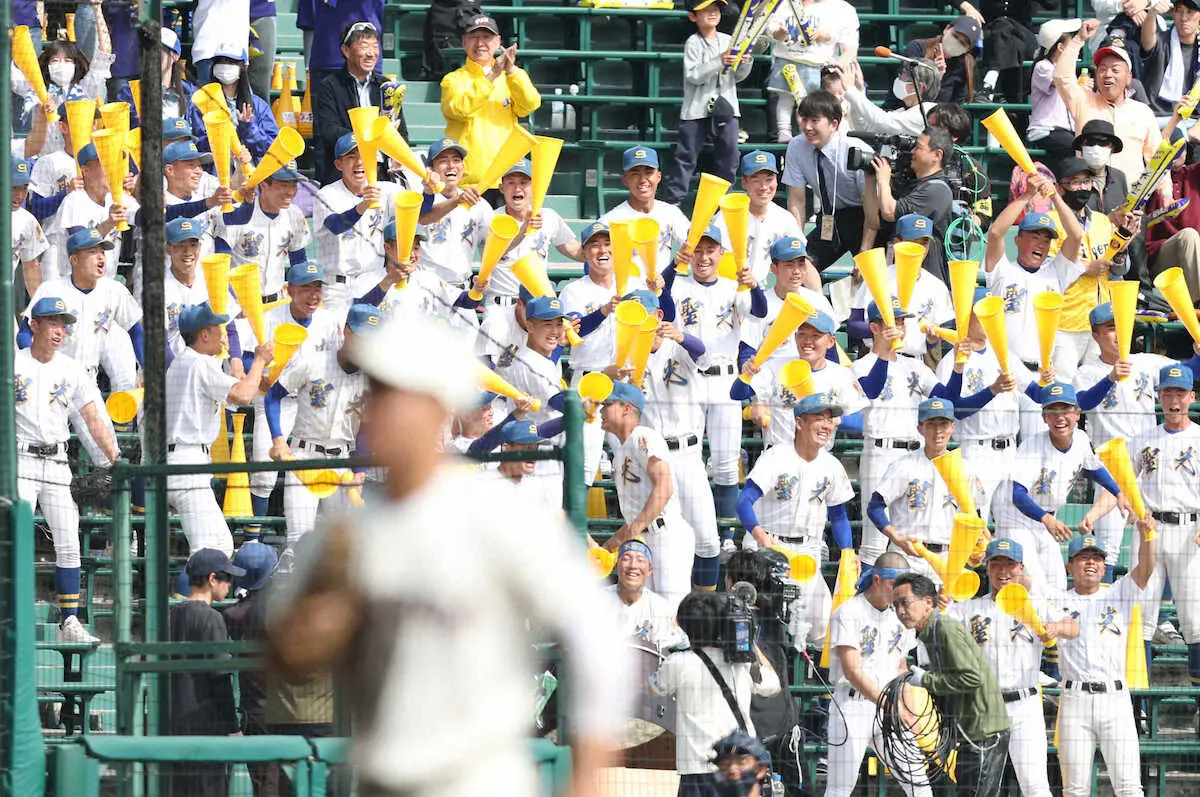 【画像・写真】【センバツ】聖光学院　男だらけの“声出し応援”がド迫力と話題「男臭い」「マジ好き」