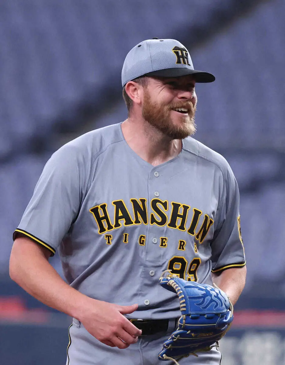 【画像・写真】阪神・ビーズリー　予行登板で圧巻5回零封9奪三振！4・2横浜戦へ視界良好◎